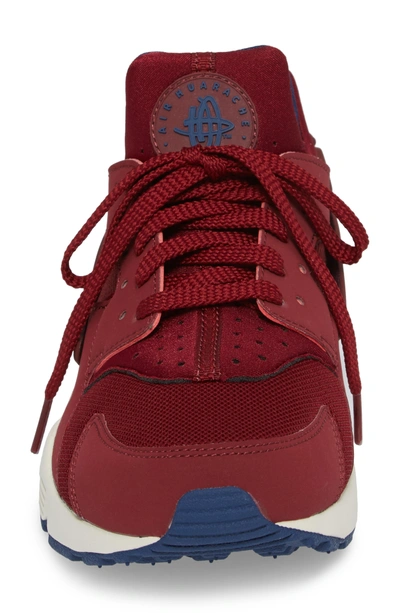 Shop Nike 'air Huarache' Sneaker In Team Red/ Team Red-navy-sail
