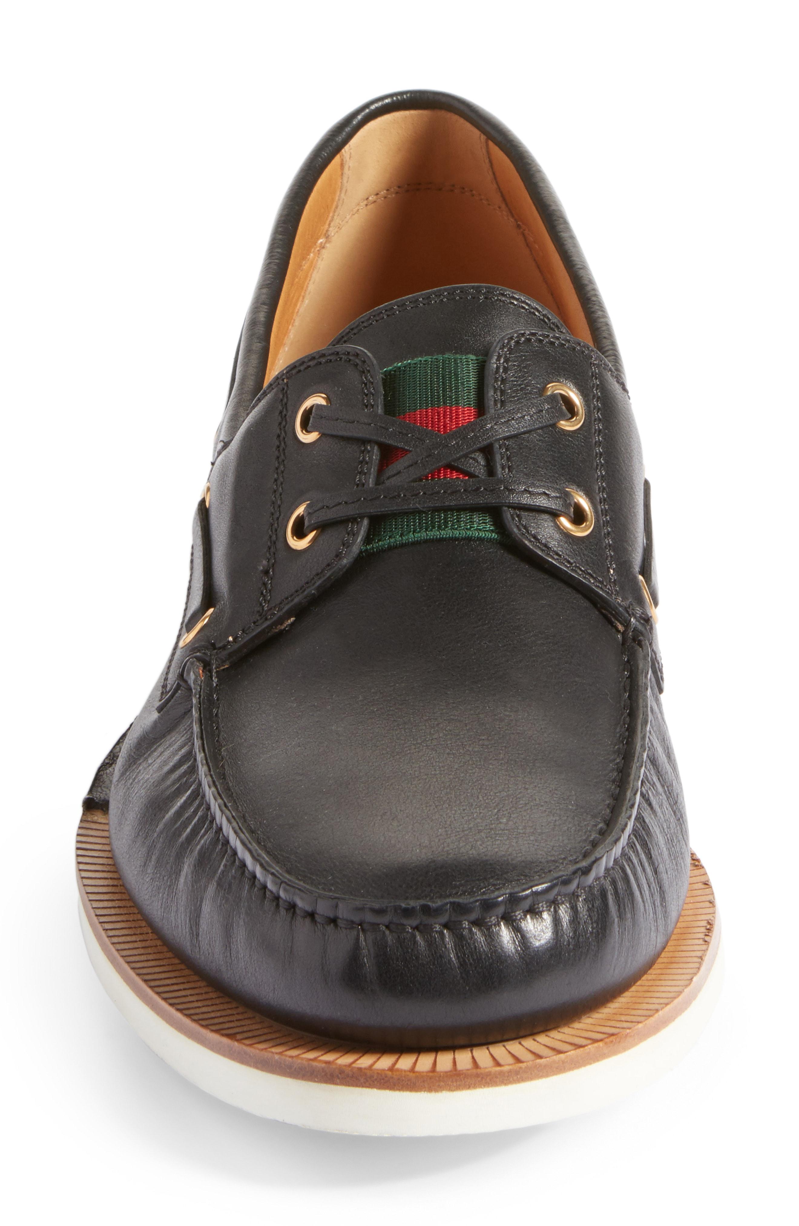 gucci delta boat loafer