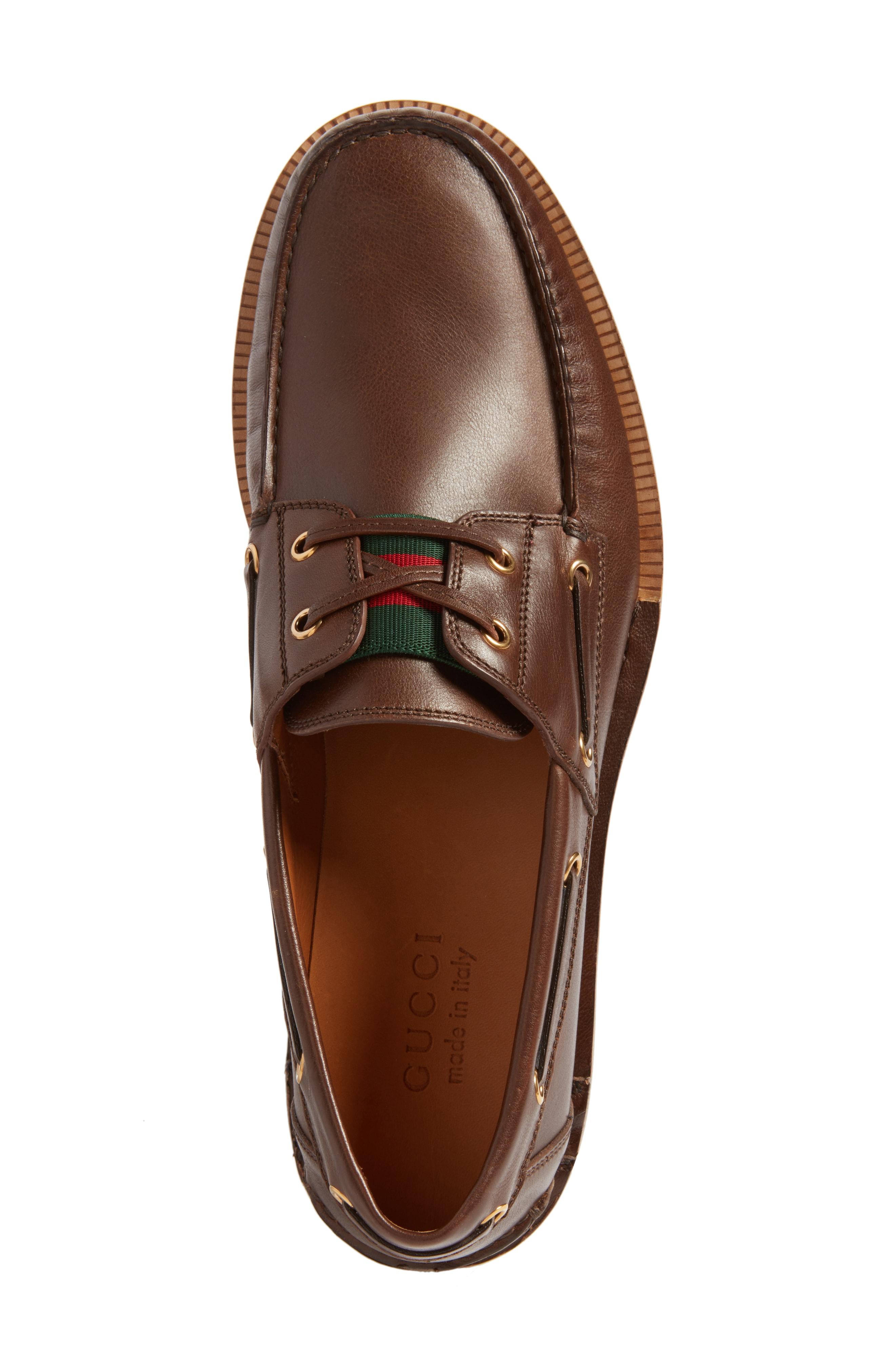 gucci delta boat loafer