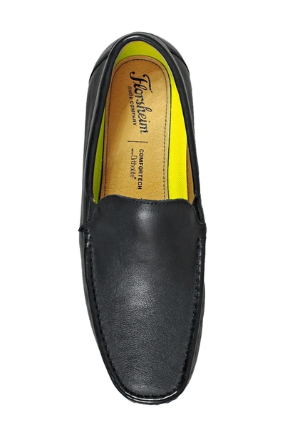 Shop Florsheim Comfortech Draft Loafer In Black/black Leather