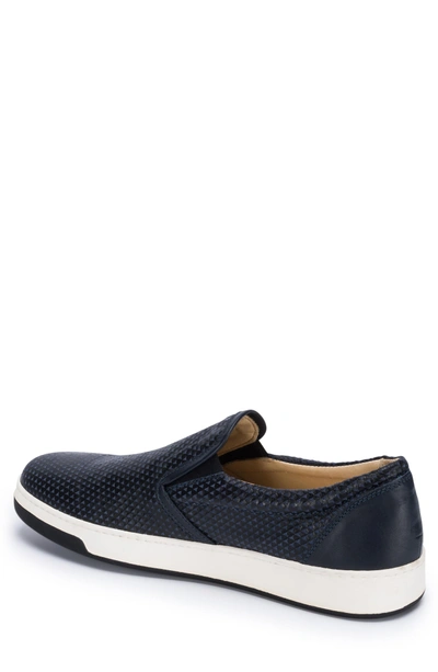 Shop Bugatchi Potenza Slip-on In Blue Suede