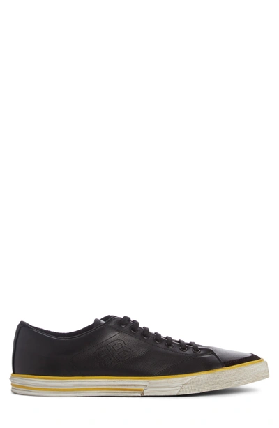 Shop Balenciaga Logo Sole Sneaker In Noir/ Noir/ Noir Black