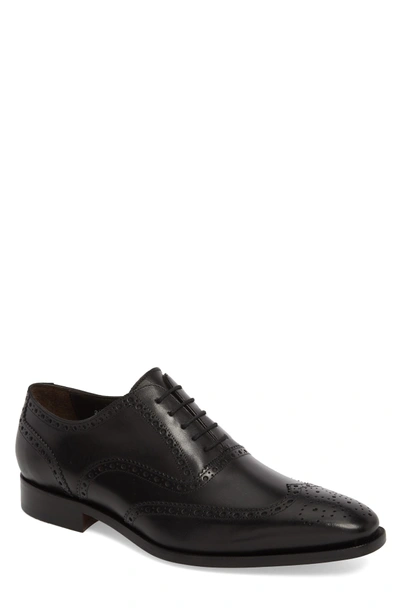 Shop To Boot New York Ambler Wingtip In Black Leather