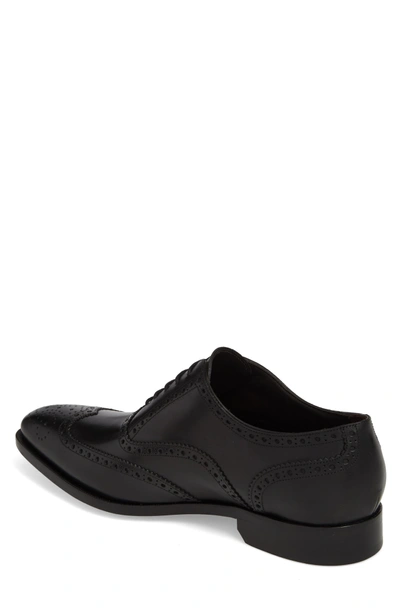 Shop To Boot New York Ambler Wingtip In Black Leather