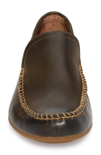 Shop Frye 'lewis' Venetian Loafer In Olive Leather