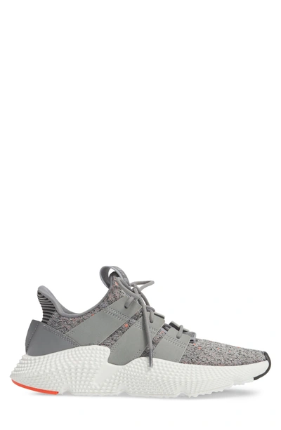 Shop Adidas Originals Prophere Sneaker In Grey/ White/ Solar Red