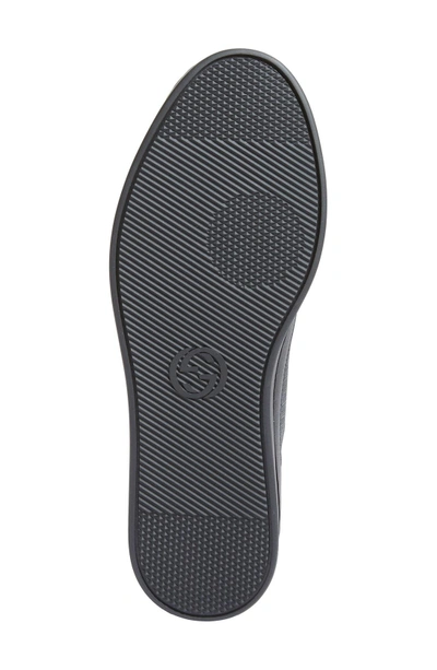 Shop Gucci 'common' Low-top Sneaker In Black/ Graphite Leather