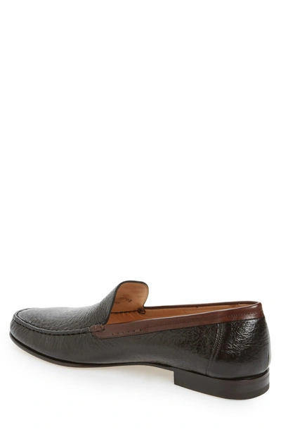 Shop Mezlan Thomson Penny Loafer In Brown Leather