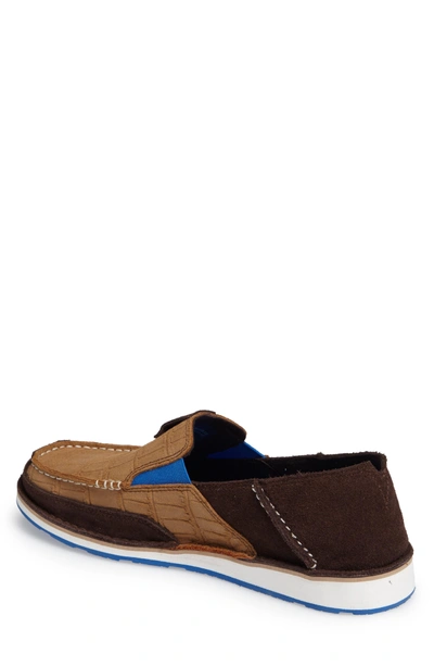 Shop Ariat 'cruiser' Slip-on In Chocolate Chip Suede