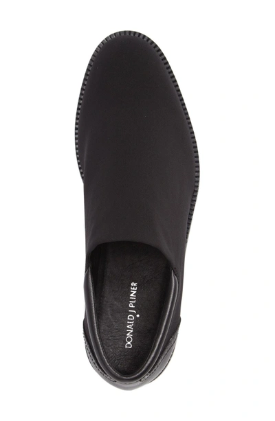 Shop Donald J Pliner Edell 2 Venetian Loafer In Black Leather