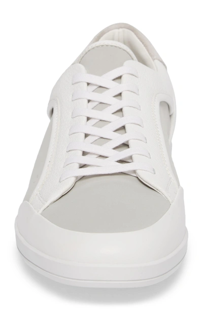 Shop Calvin Klein Masen Sneaker In White Lyrcra