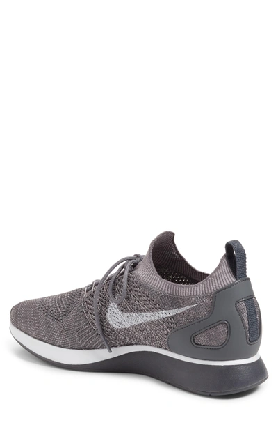 Shop Nike Air Zoom Mariah Flyknit Racer Sneaker In Gun Smoke/ White/ Grey/ Grey