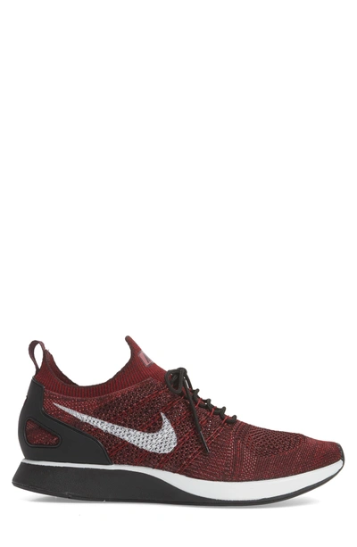 Shop Nike Air Zoom Mariah Flyknit Racer Sneaker In Deep Burgundy/ Platinum/ Red