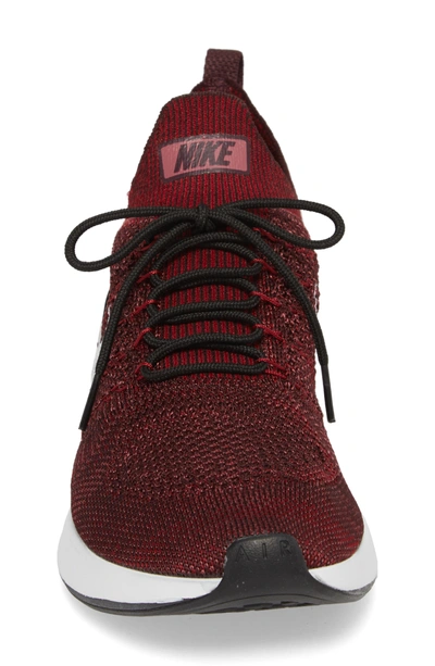 Shop Nike Air Zoom Mariah Flyknit Racer Sneaker In Deep Burgundy/ Platinum/ Red