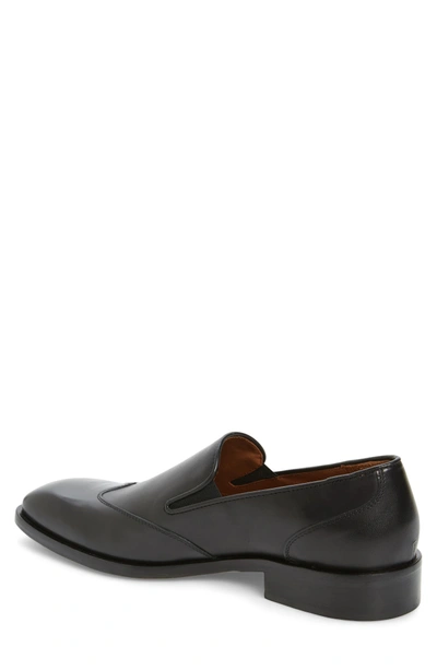 Shop Donald J Pliner Valente Venetian Loafer In Black Leather