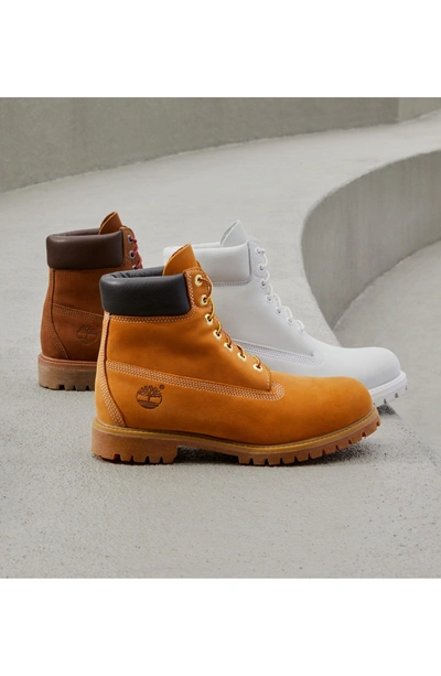 Shop Timberland 'six Inch Classic Boots Series - Premium' Boot In Metal Grey Leather