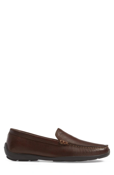 Shop Tommy Bahama Orion Venetian Loafer In Dark Brown Leather
