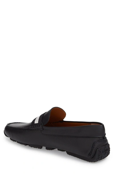Shop Bally 'pearce' Driving Shoe In Black Leather