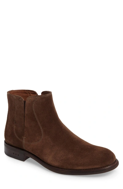 Shop John Varvatos Waverley Chelsea Boot In Antique Suede