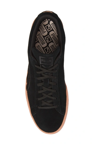 Shop Puma Suede Classic Bade Sneaker In Black/ Muted Clay Suede