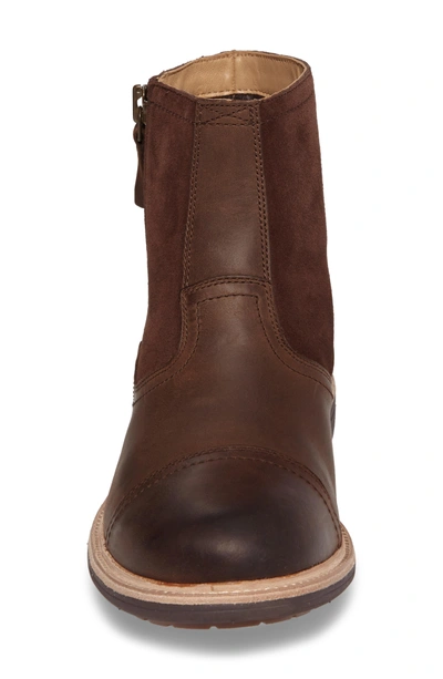 Ugg Dalvin Zip Boot With Genuine Shearling In Grizzly | ModeSens