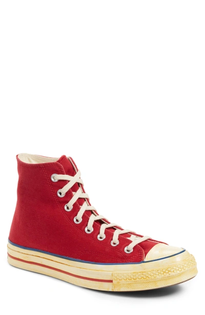 Converse Men's Chuck Taylor All Star 70 Vintage High Top Sneakers In Red |  ModeSens