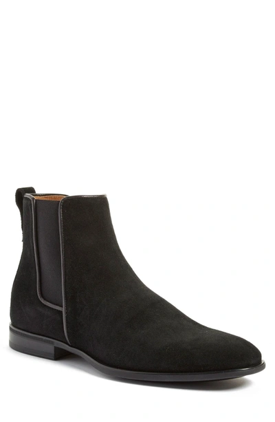 Shop Aquatalia 'adrian' Water Resistant Chelsea Boot In Black Suede