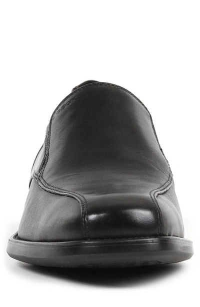 Shop Geox Federico Venetian Loafer In Black