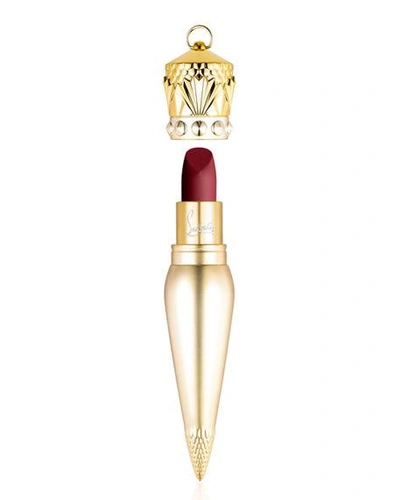 Shop Christian Louboutin Velvet Matte Lip Colour Lipstick In Djalouzi