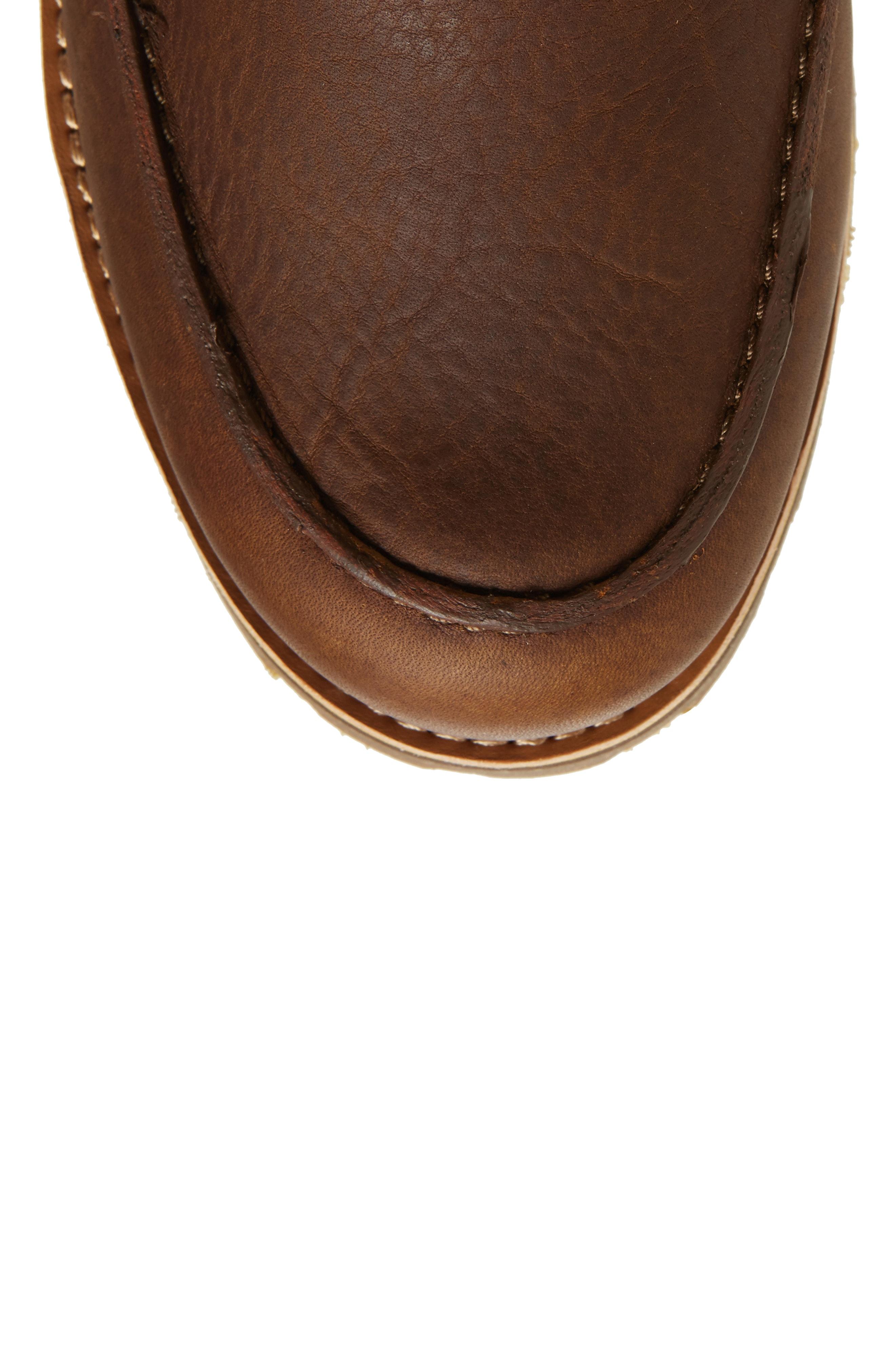 bridgeton waterproof moc toe boot