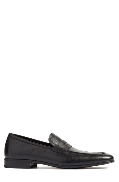 Shop Ferragamo Fiorino 2 Penny Loafer In Nero Leather