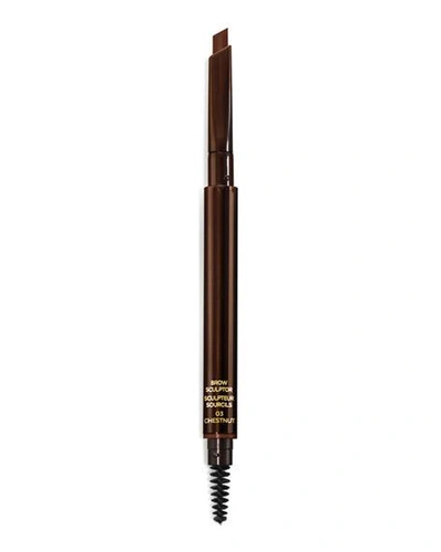 Shop Tom Ford Brow Sculptor Pencil In Chestnut