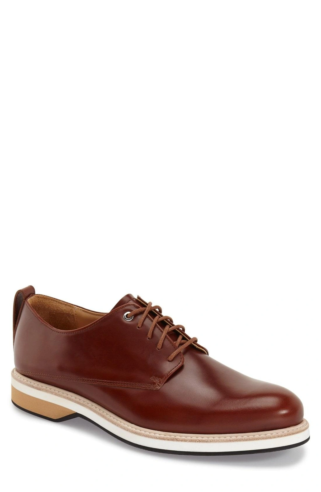 Want Les Essentiels De La Vie Montoro Leather Derby Shoes In Cognac Leather ModeSens