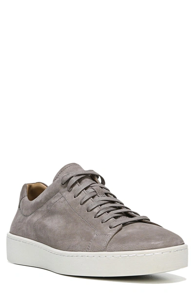 Shop Vince Slater Sneaker In Grey Nubuck
