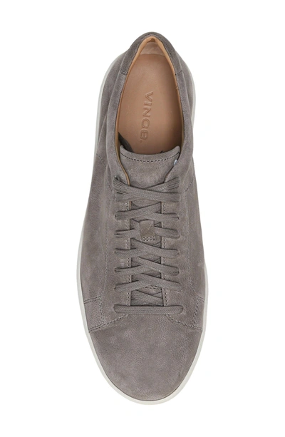 Shop Vince Slater Sneaker In Grey Nubuck