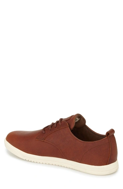 Shop Clae 'ellington' Sneaker In Chestnut Oiled Leather