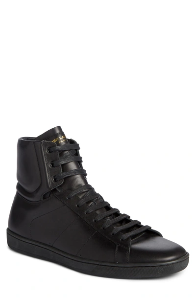 Shop Saint Laurent Signature Court Classic Sneaker In Black