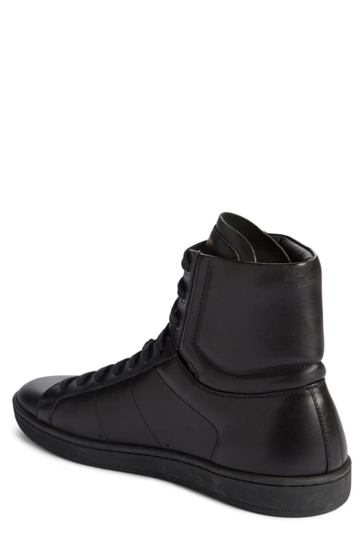 Shop Saint Laurent Signature Court Classic Sneaker In Black