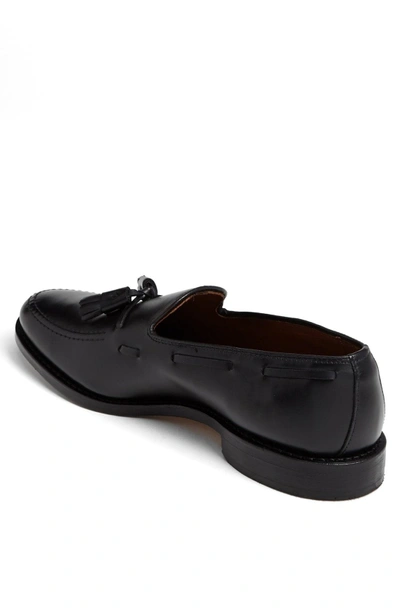 Shop Allen Edmonds 'grayson' Tassel Loafer In Black Leather