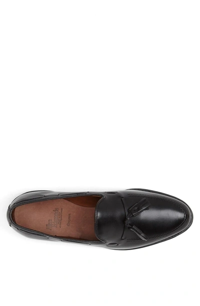 Shop Allen Edmonds 'grayson' Tassel Loafer In Black Leather