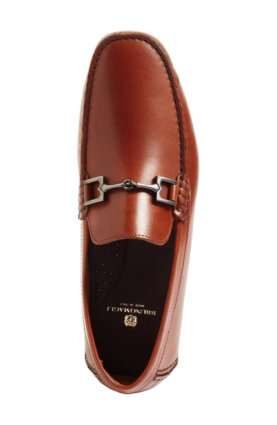Shop Bruno Magli 'monza' Driving Shoe In Cognac Leather