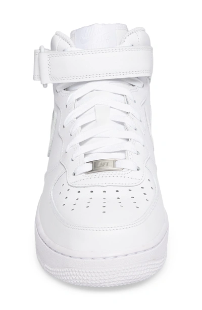 Shop Nike Air Force 1 Mid '07 Sneaker In White/ White