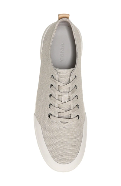 Shop Vince Victor Low Top Sneaker In Stone/ Cuoio