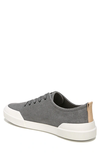 Shop Vince Victor Low Top Sneaker In Graphite/ Cuoio