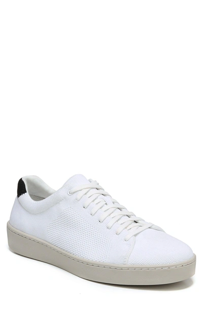 Shop Vince Silos Knit Low Top Sneaker In White