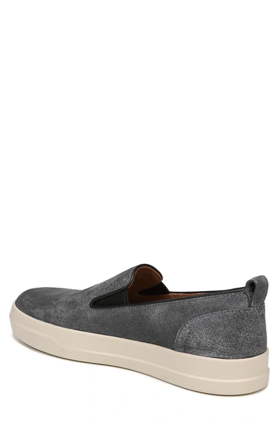 Shop Vince Carson Slip-on In Black Suede