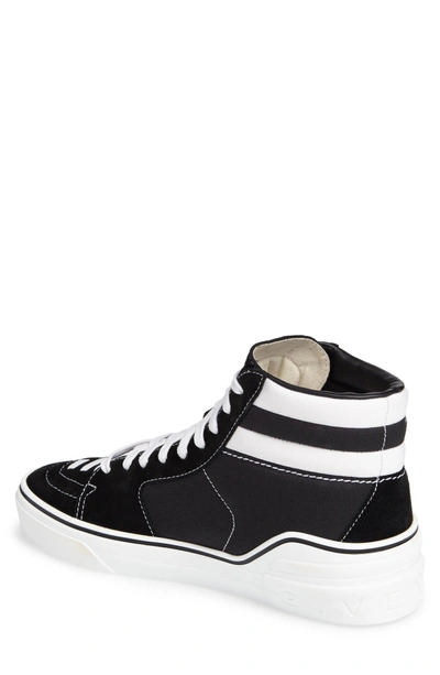 Shop Givenchy High Top Sneaker In Black/ White