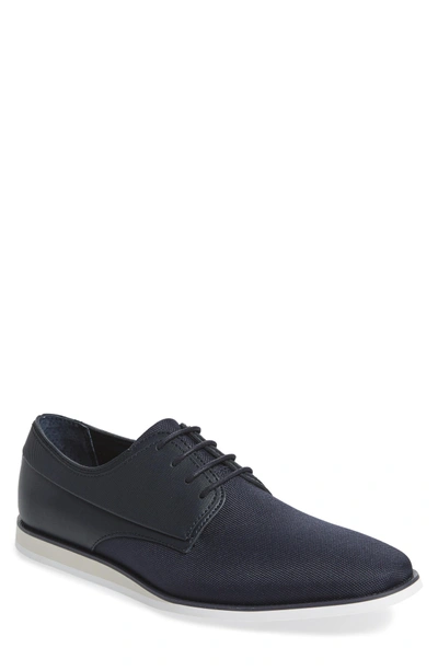 Shop Calvin Klein Kellen City Embossed Casual Derby In Dark Navy