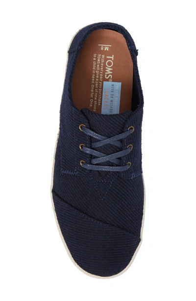 Shop Toms 'paseo' Sneaker In Navy Blend