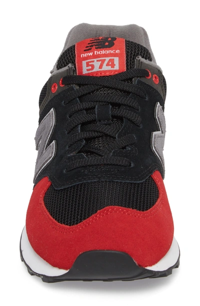 Shop New Balance 574 Serpent Luxe Sneaker In Black